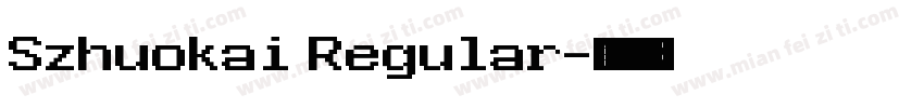 Szhuokai Regular字体转换